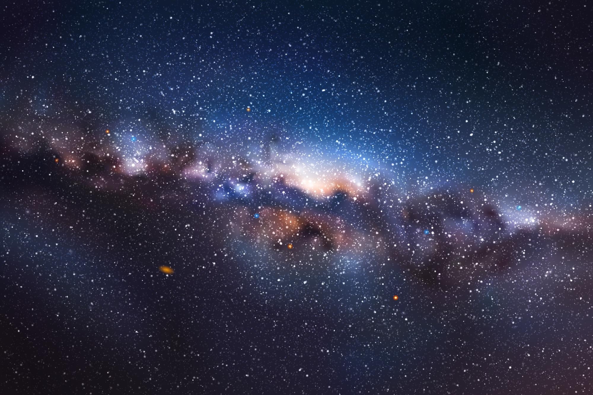 galaxies, stars, massive stars, massive galaxies, milky way