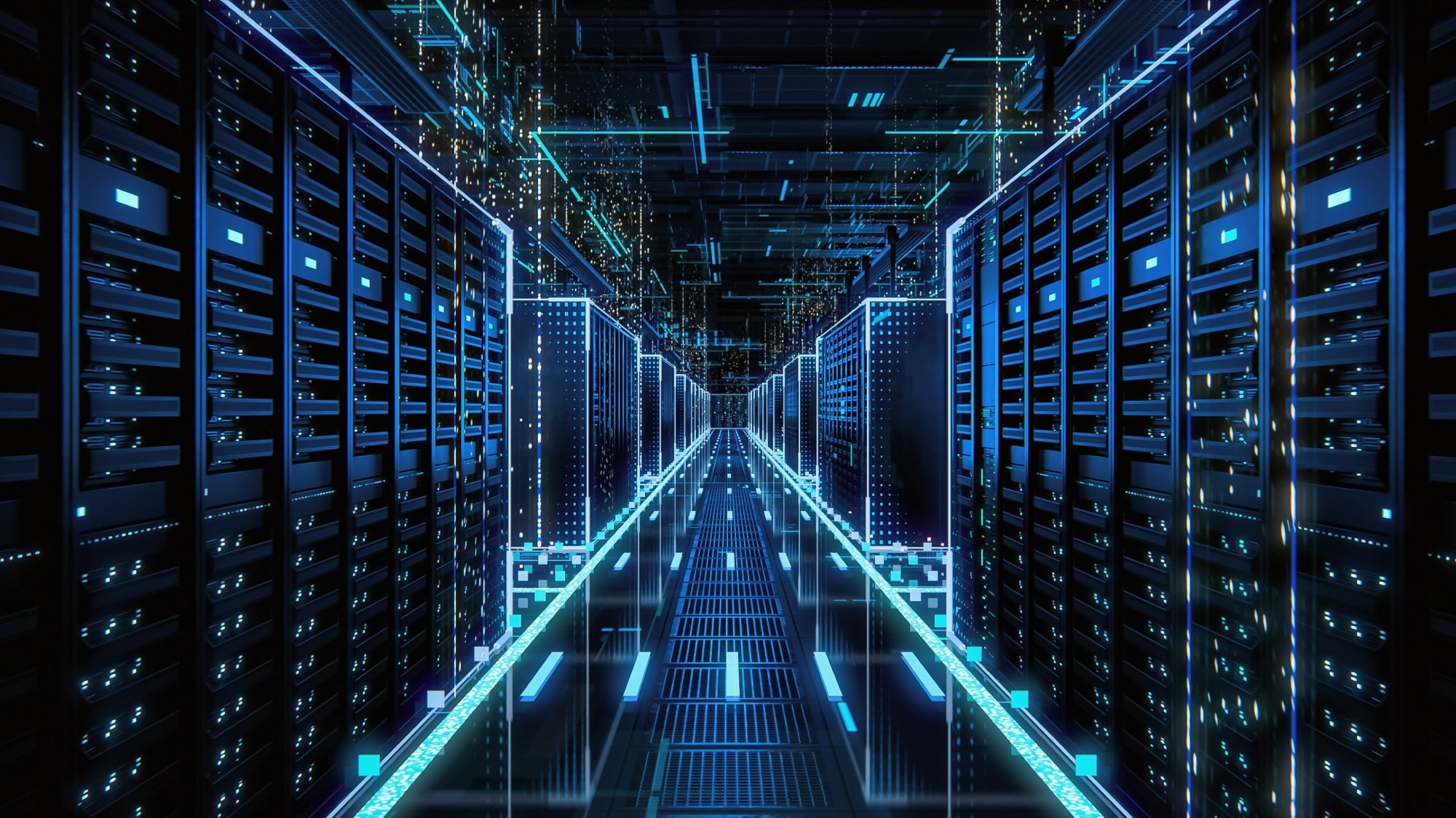A picture of a data storage facility