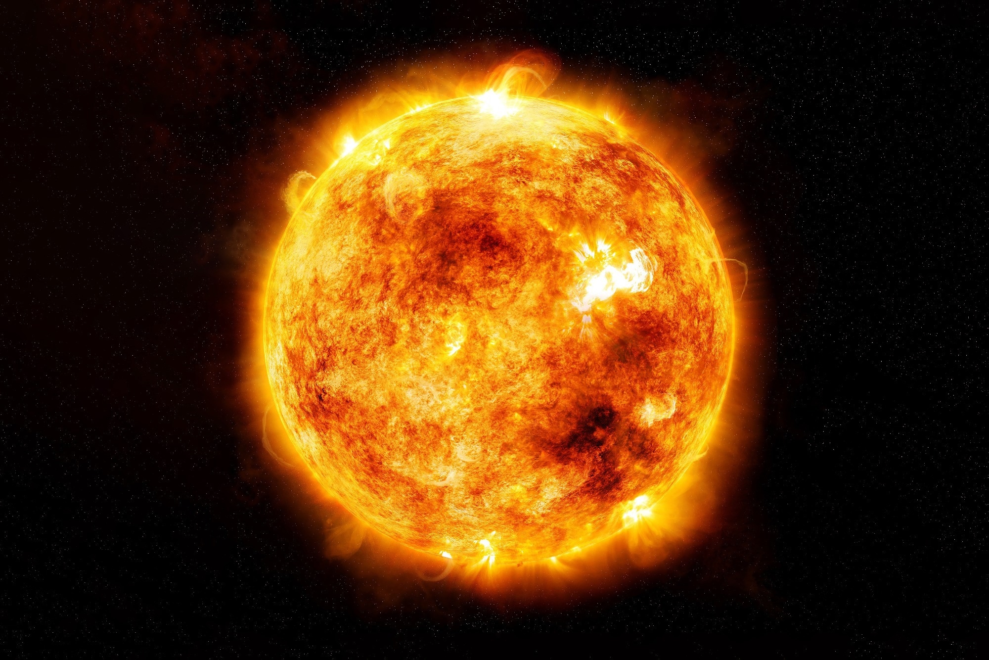 An illustration of the sun