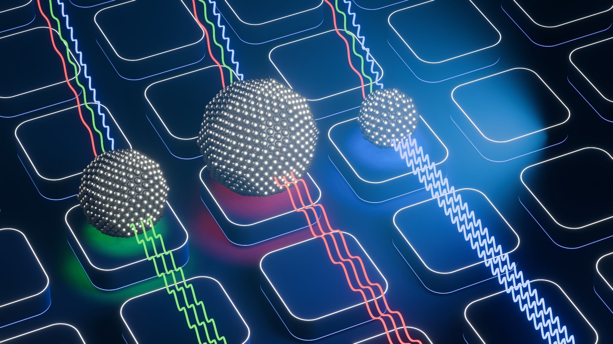 a visual representation of quantum dots