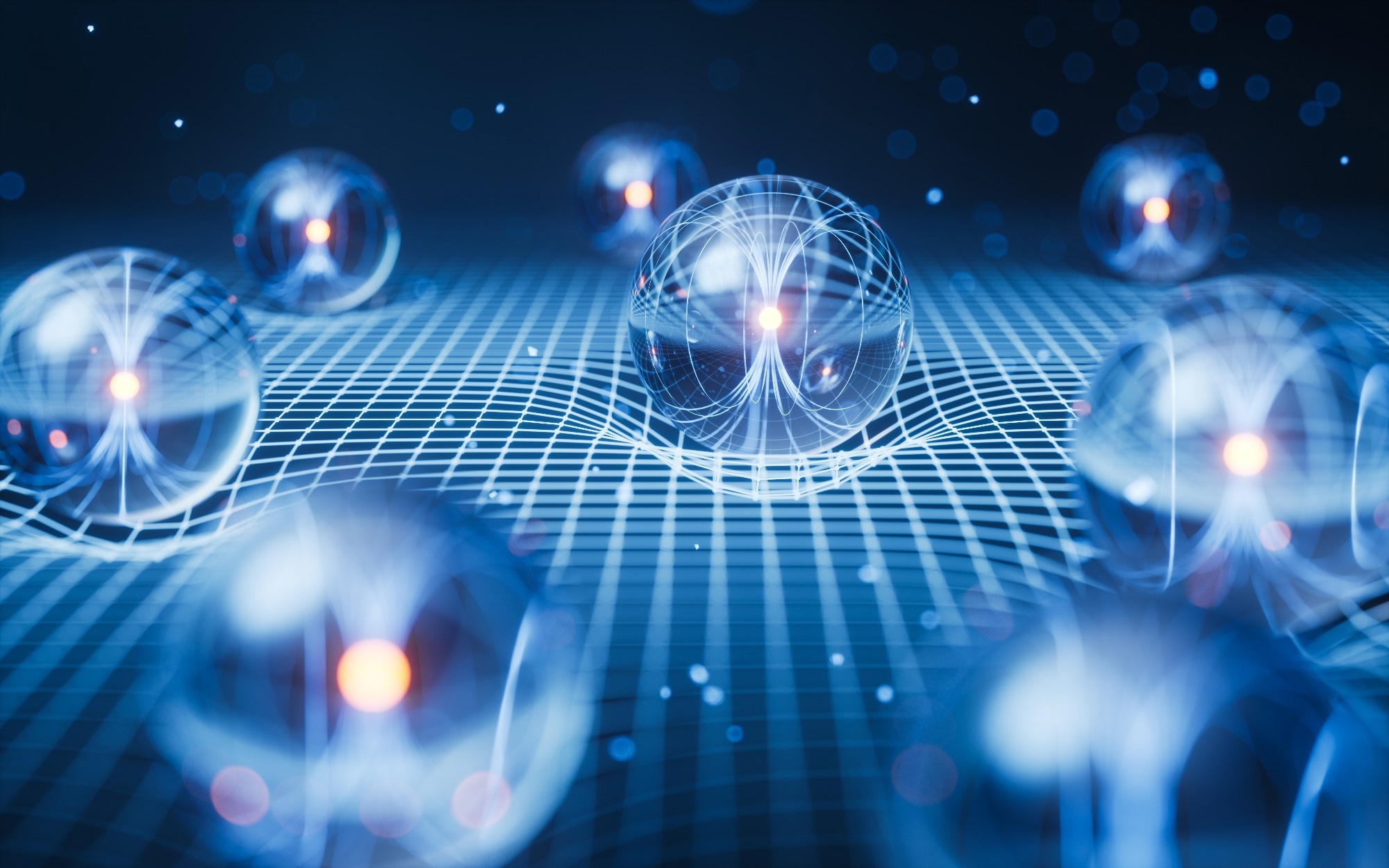 A visualization of electrons