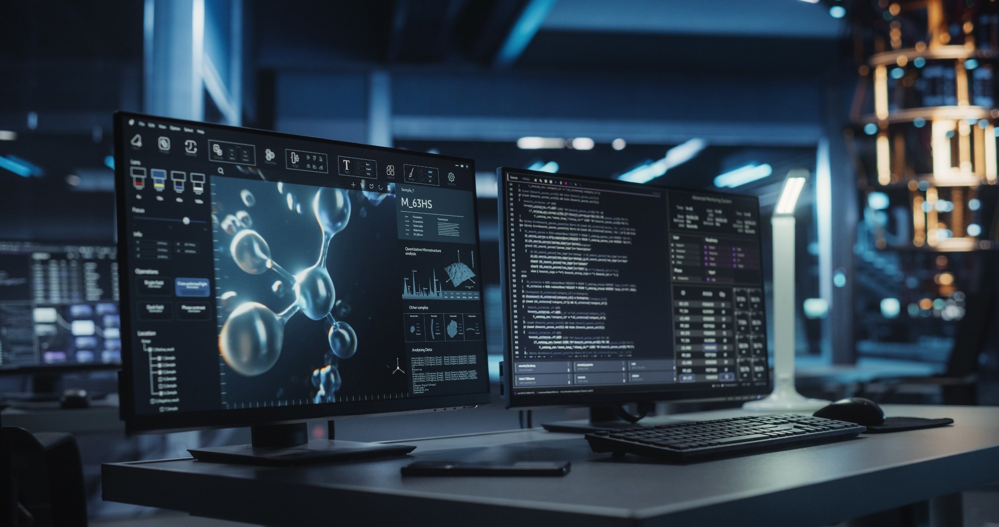 A quantum computer in an office environment