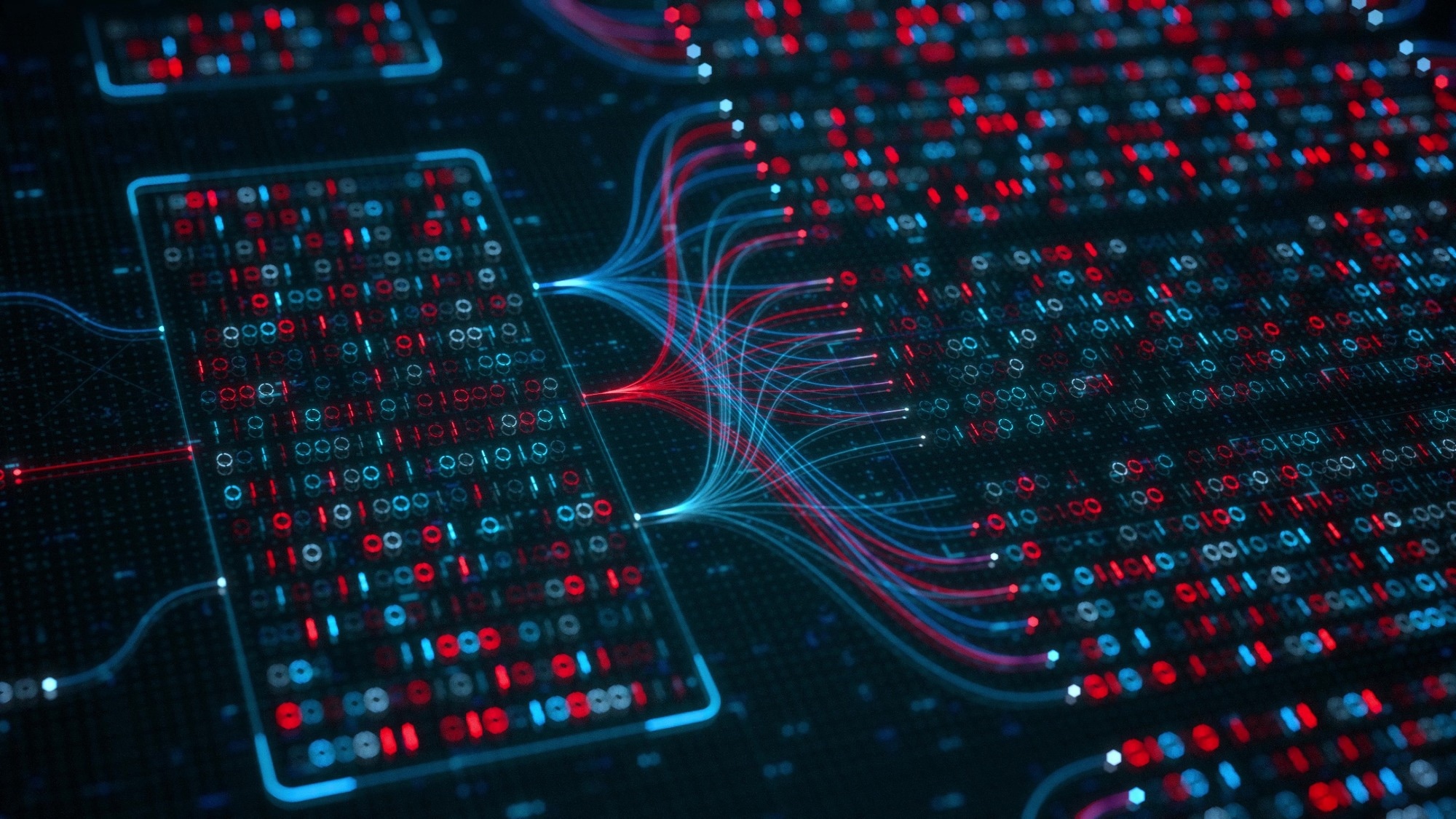 An abstract representation of a quantum algorithm