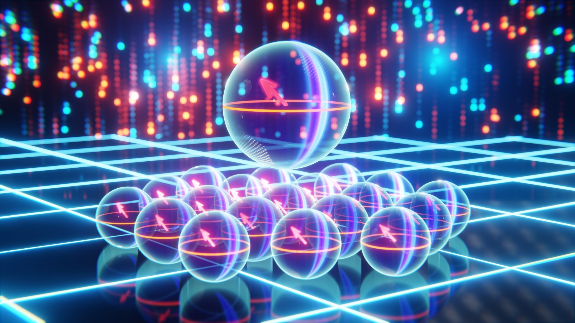 A visual representation of qubits