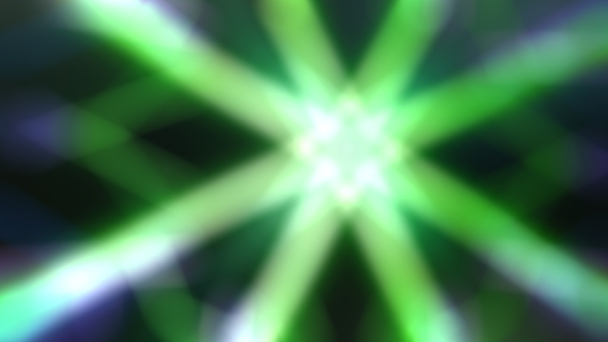 A picture of lasers in a X formation
