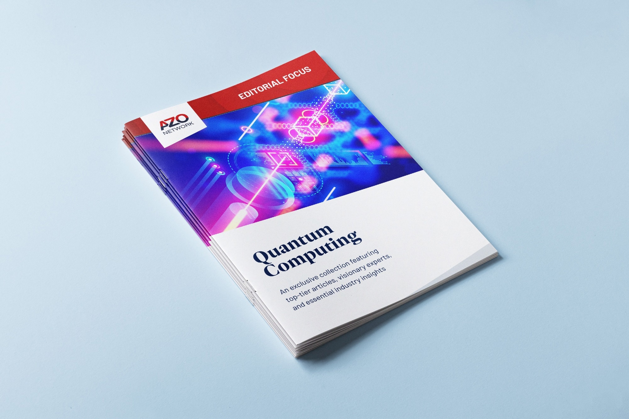 A render of the Quantum Computing eBook