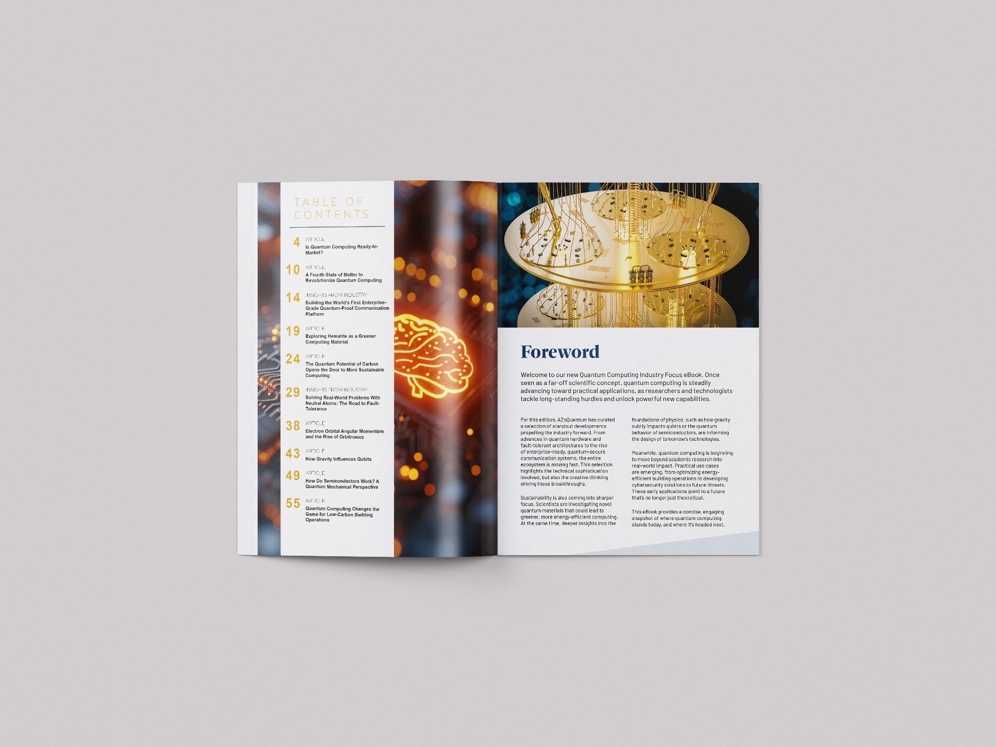 A render of the Quantum Computing eBook
