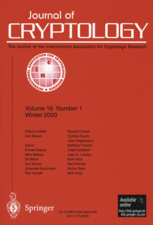 Journal of Cryptology