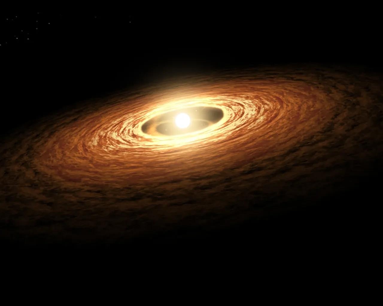 Camera Finds Abundant Carbon Molecules Surrounding the Young Star