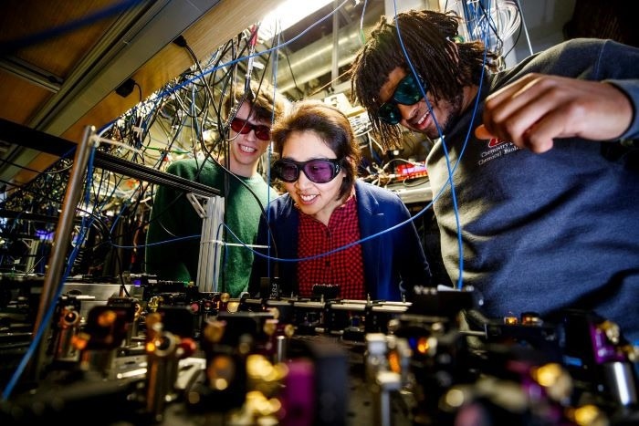 a team of researchers successfully trapped molecules to perform quantum operations for the first time
