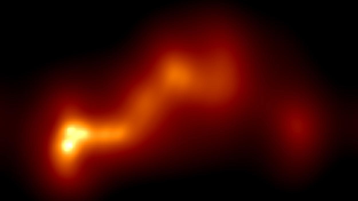 An image of galaxy OJ 287
