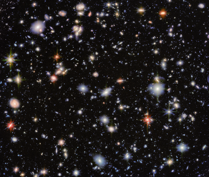 A multicolor view of the Hubble Ultra Deep Field