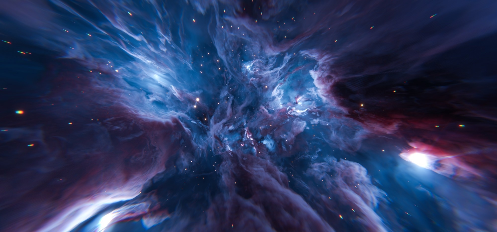 An abstract representation of the cosmos.