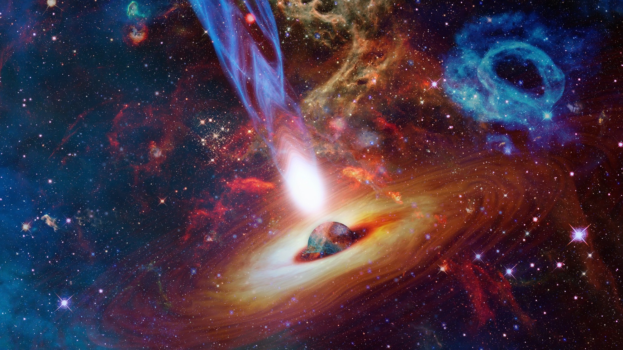 Astronomers Detect Ancient Quasar Glowing from the Early Universe