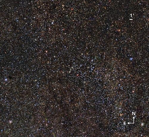 Study Discovers Enormous, Intermediate-Age Star Cluster in the Scutum Constellation