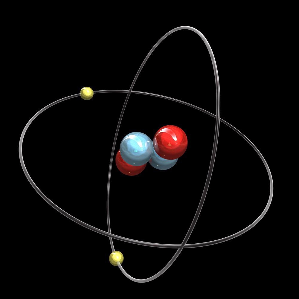 Helium atom