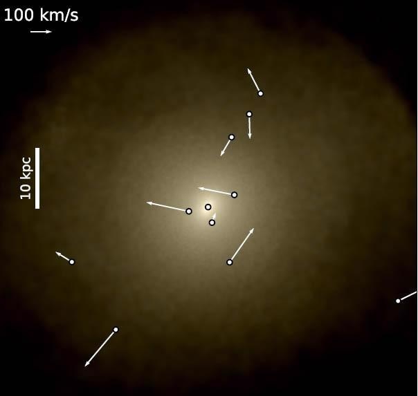 Researchers Characterize Wandering Black Holes to Identify Their Origin.