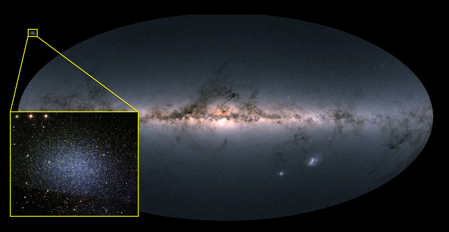 Researchers Identify Uniquely Huge Black Hole in Milky Way Satellite Galaxy