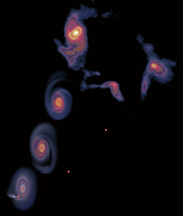 Scientists Discover Protostellar Disk Getting Disturbed, Suggesting Common Origin to Both Massive and Lower-Mass Stars.