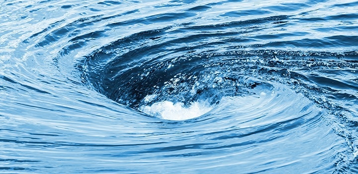“Exotic” Whirlpools with Tetrahedral Symmetries Found in a Superfluid.