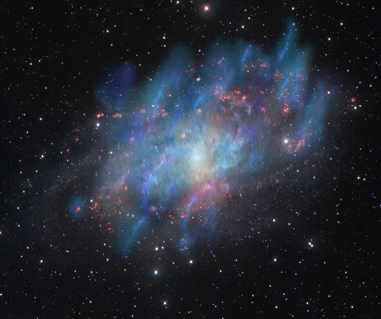 Examining Cosmic Ray-Driven Winds Superimposed on a VLA