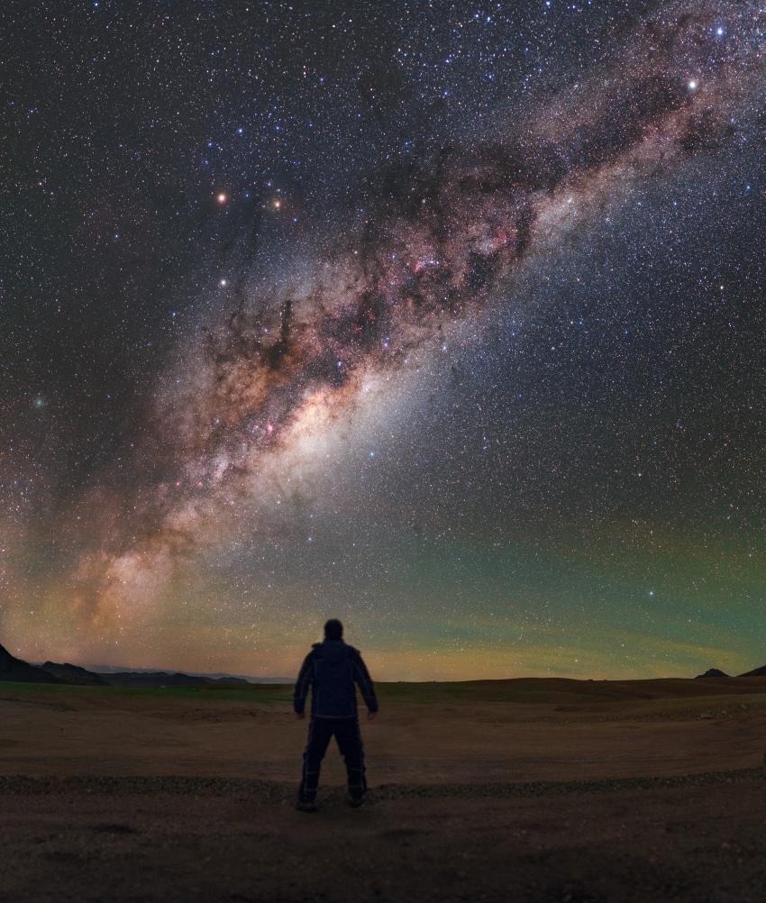 Observation of a Cluster of Stars in the Center of the Milky Way
