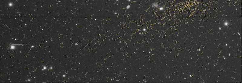 Subaru Hyper Suprime-Cam Captures Cosmic-Ray Extensive Air Showers