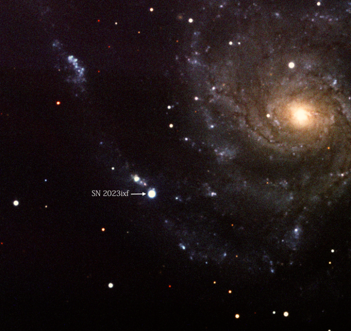 A Dying Massive Star’s Violent Material Ejection Process