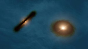 Wildly Misaligned Planet-Forming Gas Discs Found Around Binary Star System