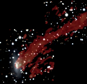 Researchers Observe Collision of Galaxy with a Galaxy Cluster