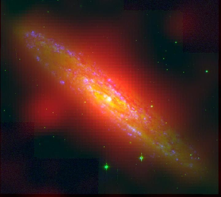 Astronomers Use Radio Telescope to Observe the Halo of Nearby Starburst Galaxy