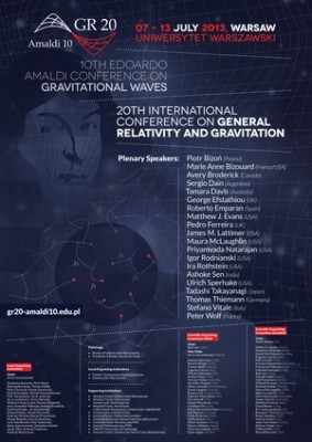 Warsaw Hosts International Conferences on General Relativity, Gravitation and Gravitational Waves
