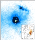 Massive Amounts of Gas Blown Out of Galaxy by Powerful Jet of Material