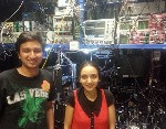 Photon Pairs Produced Through Four-Wave Mixing in Cold Atomic Vapour