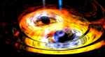 Two Supermassive Black Holes Dance in a Gravitationally Entwined Tango