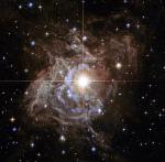 Light Reverberates Through Murky Environment Around Pulsating Variable Star
