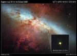 Hubble Photographs SN 2014J Supernova Explosion in the M82 Galaxy