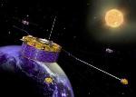 Cluster Satellites Help Study How Solar Wind Breaks Through Earth's Magnetic Field