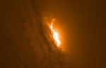 Electron Jets Propelled by Supermassive Black Holes Accelerate Molecular Outflows