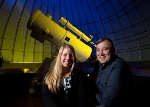 Supermassive Black Hole Observed Between Constellations of Cygnus and Lyra
