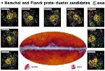 Cosmologists Discover Possible Precursors of Present Day Galaxy Clusters