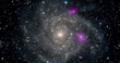 Brilliant Glow of Black Holes Lurking Inside Spiral Galaxy Caught by NuSTAR