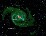 Spiral Galaxy Leaves Evidence of Past Galactic Snacks