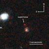 New Camera on Hubble Space Telescope Identifies Distant Supernova