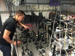Macroscopic Entanglement Generated at Room Temperature