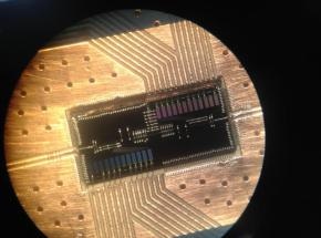 Electron-Photon Talk Creates Connections that Form Circuits of Quantum Computer