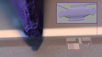 EPFL Researchers use Mechanical Micrometer-Size Drum to Amplify Microwaves in a Superconducting Circuit