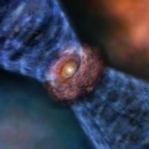 Astronomers Observe Birth Cry of Massive Baby Star in Orion Nebula