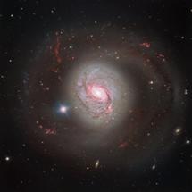ESO's Very Large Telescope Captures Magnificent Face-on View of Barred Spiral Galaxy