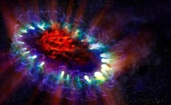 Researchers Discover Rich Inventory of Molecules at the Center of an Exploded Star